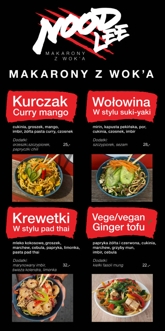 NoodLee menu